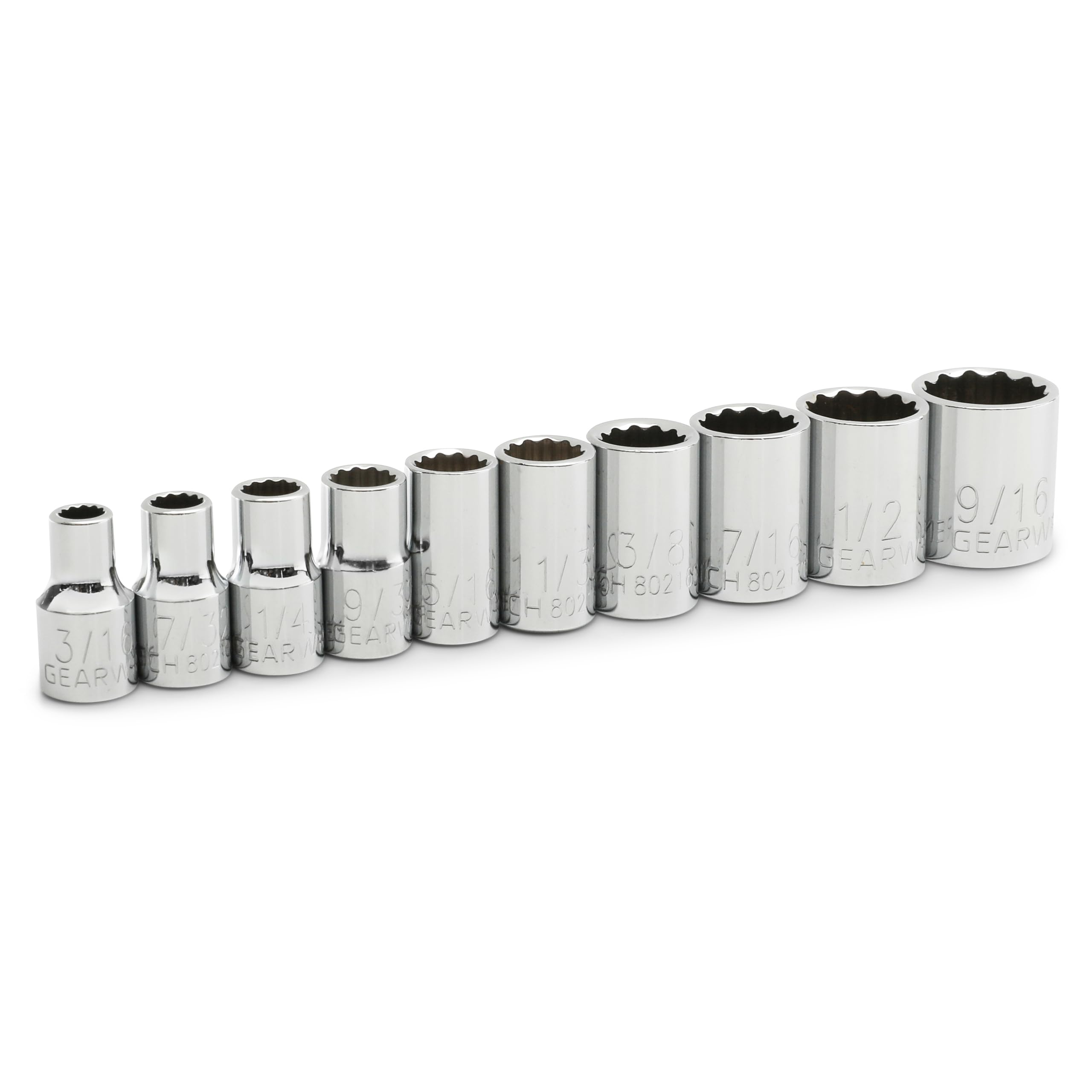 アメリカ GEARWRENCHソケット10個セット 10 Pc. 1/4
